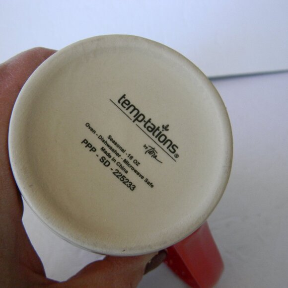 NEW Temp-tations Seasonal 16-oz Bistro Mug WINTER WHIMSY - Picture 3 of 3